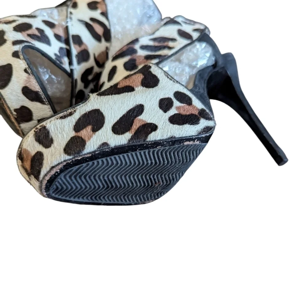 Diane Von Furstenberg,Animal Print Women's Heels,Size 9